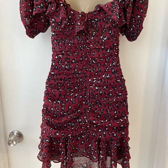 Leopard Ruffle Dress - Picture 8 of 14